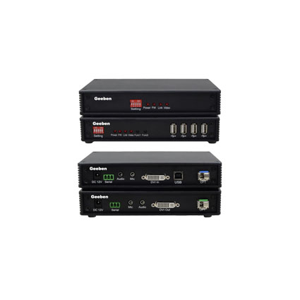 光纤KVM延长器 DVI